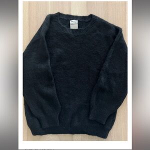ESCVDO Wool Blend Black Sweater